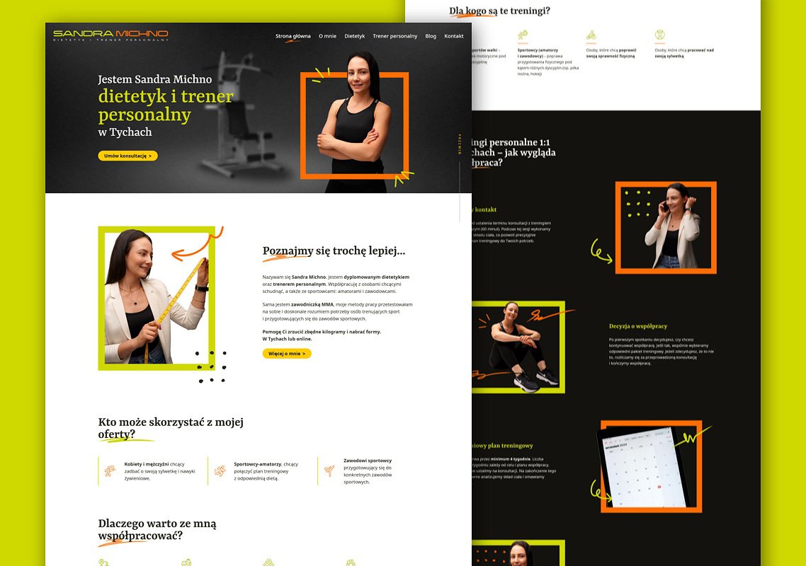Projekt graficzny serwisu: Sandra Michno